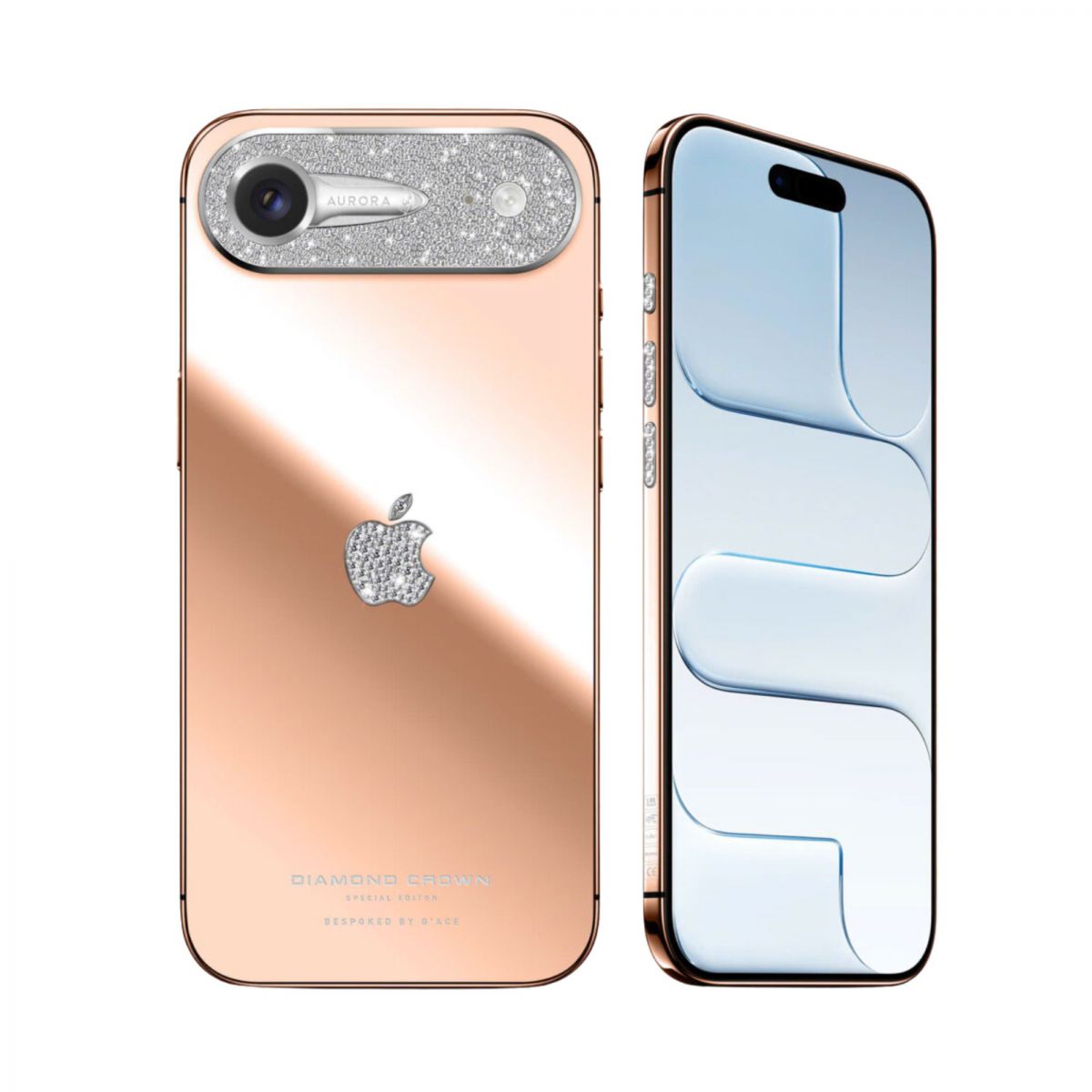 iphone-17-air-aurora-rose-gold-diamonds-crown-limited-sang-trong