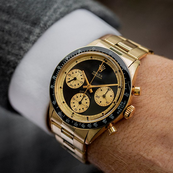 Đồng hồ Rolex Daytona John Player Special bằng vàng 18k cực quý hiếm lập kỷ lục đấu giá trực tuyến