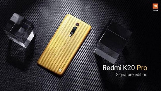 ​Redmi K20 Pro Signature ra mắt: vàng nguyên chất, đính kim cương, giới hạn 20 chiếc.